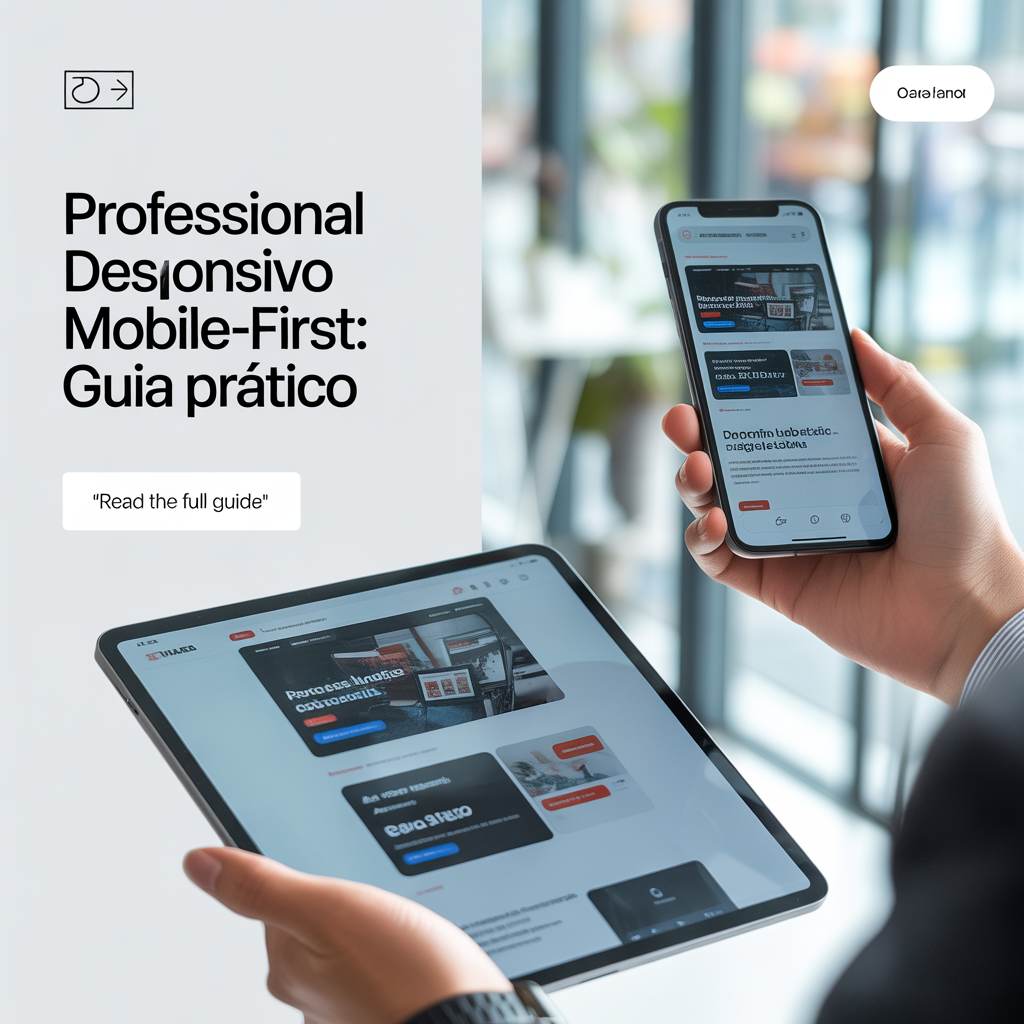 Design responsivo mobile-first em múltiplos dispositivos